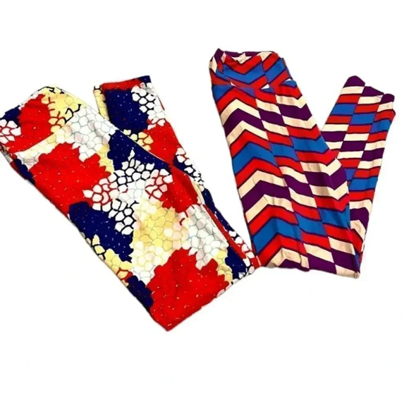 ‎Lularoe os leggings (both pairs included) - Picture 1 of 2